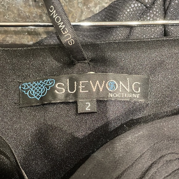 Strapless Black Dress by Sue Wong - Picture 3 of 6